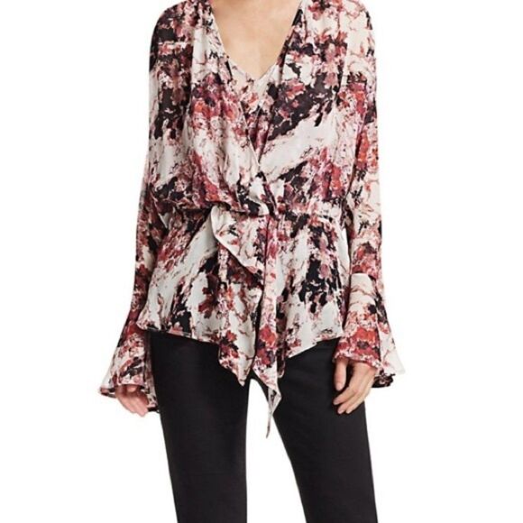 IRO “Paradon” Floral Blouse size 38 or Small - Picture 1 of 11